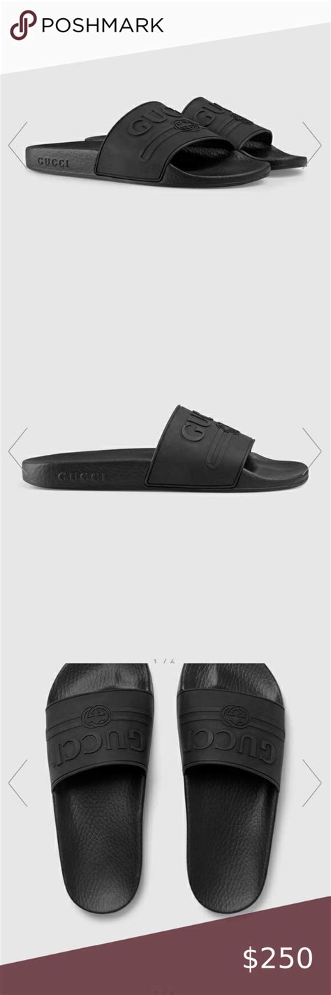 gucci silicone sandals